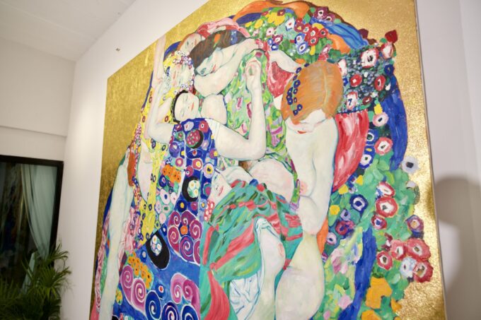 As Donzelas (Gustav Klimt) – Reprodução – 200 x 200 cm Art Gallery Alpha House Gallery 5