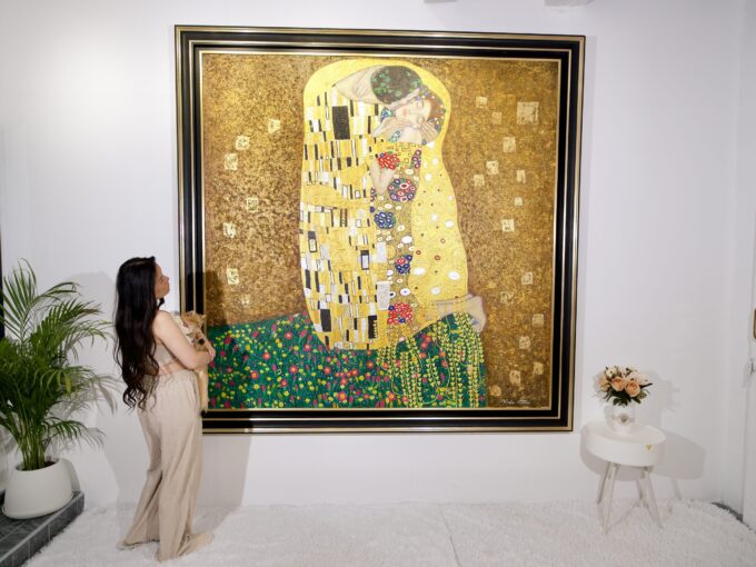 O Beijo (Gustav Klimt) – Reprodução em estoque – 200 x 200 cm Art Gallery Alpha House Gallery 2