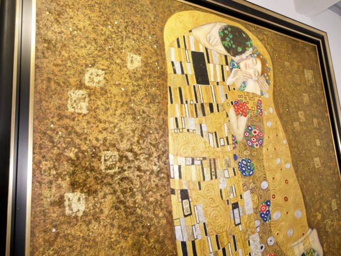 O Beijo (Gustav Klimt) – Reprodução em estoque – 200 x 200 cm Art Gallery Alpha House Gallery 5