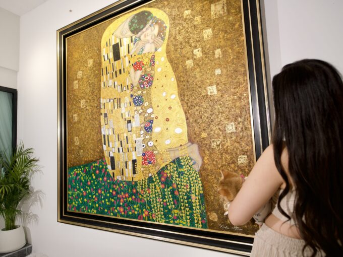 O Beijo (Gustav Klimt) – Reprodução em estoque – 200 x 200 cm Art Gallery Alpha House Gallery 6