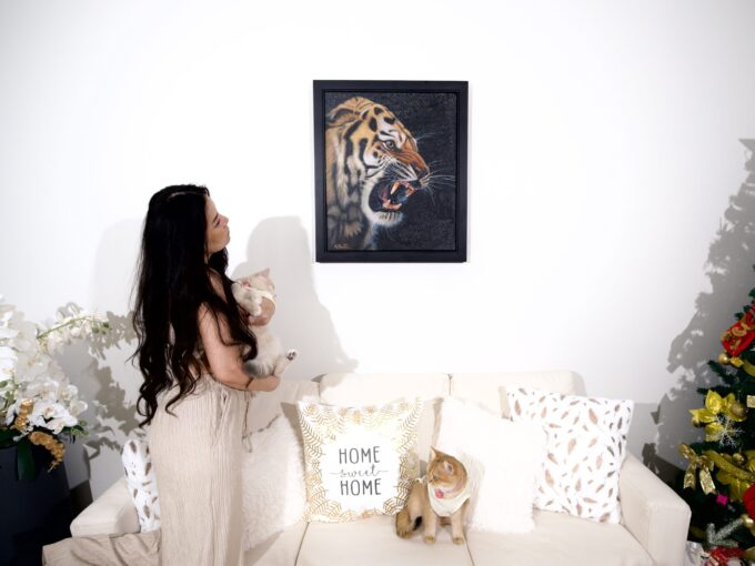 Tigre Furioso – 50 x 60 cm Art Gallery Alpha House Gallery 2