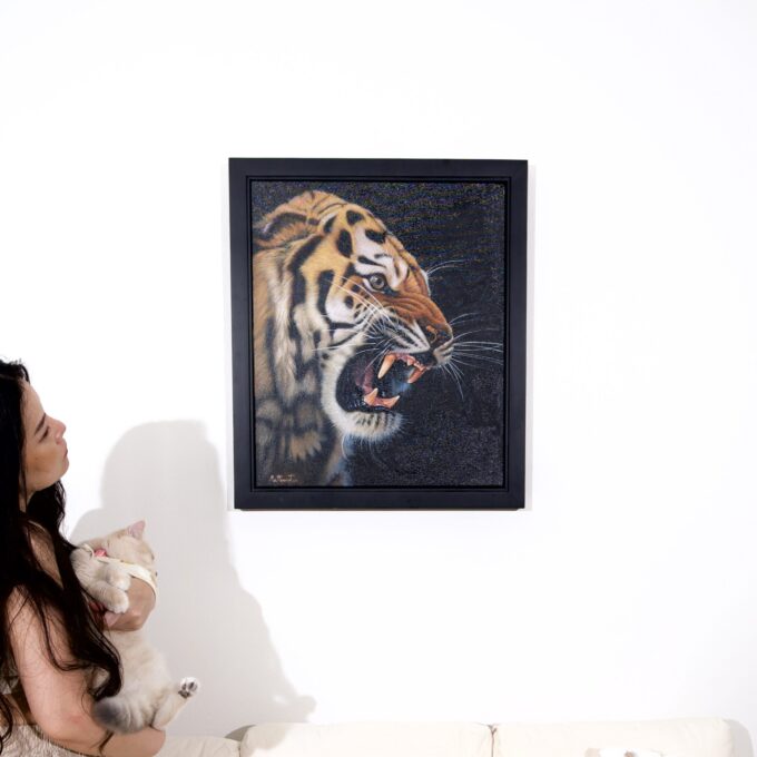 Tigre Furioso – 50 x 60 cm Art Gallery Alpha House Gallery