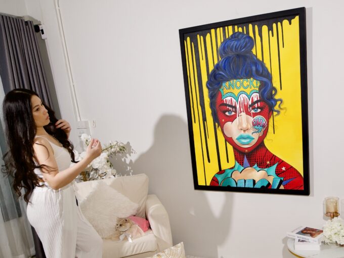 Mulher Pop Art – 90 X 120 cm Art Gallery Alpha House Gallery 3