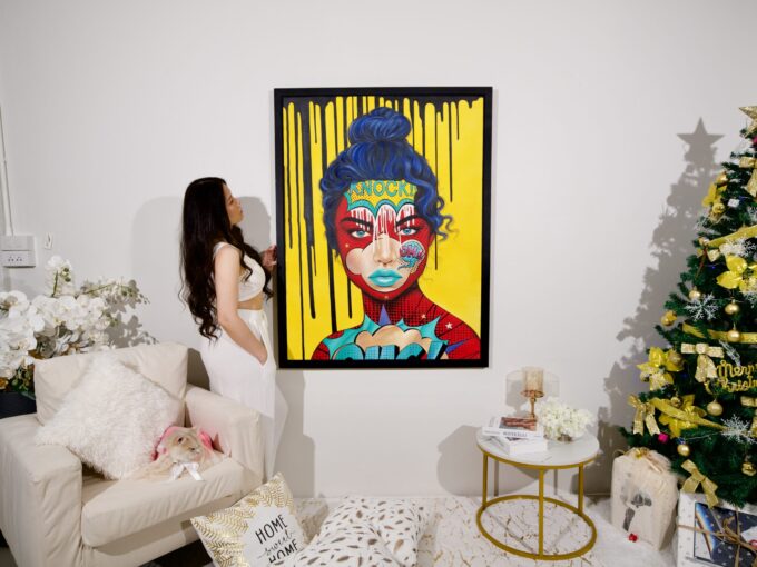 Mulher Pop Art – 90 X 120 cm Art Gallery Alpha House Gallery 2